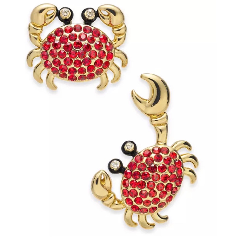 🆕 🦀 Kate Spade ♠️ New York Shore Thing Crab Earrings NWT New! - Picture 3 of 12